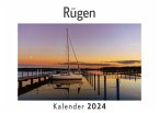 Rügen (Wandkalender 2024, Kalender DIN A4 quer, Monatskalender im Querformat mit Kalendarium, Das perfekte Geschenk)