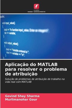 Aplicação do MATLAB para resolver o problema de atribuição - Sharma, Govind Shay;Gour, Murlimanohar