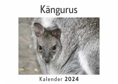 Kängurus (Wandkalender 2024, Kalender DIN A4 quer, Monatskalender im Querformat mit Kalendarium, Das perfekte Geschenk) - Müller, Anna