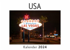 USA (Wandkalender 2024, Kalender DIN A4 quer, Monatskalender im Querformat mit Kalendarium, Das perfekte Geschenk) - Müller, Anna