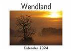 Wendland (Wandkalender 2024, Kalender DIN A4 quer, Monatskalender im Querformat mit Kalendarium, Das perfekte Geschenk)