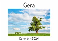 Gera (Wandkalender 2024, Kalender DIN A4 quer, Monatskalender im Querformat mit Kalendarium, Das perfekte Geschenk) - Müller, Anna