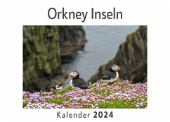 Orkney Inseln (Wandkalender 2024, Kalender DIN A4 quer, Monatskalender im Querformat mit Kalendarium, Das perfekte Geschenk) - Müller, Anna