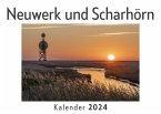 Neuwerk und Scharhörn (Wandkalender 2024, Kalender DIN A4 quer, Monatskalender im Querformat mit Kalendarium, Das perfekte Geschenk)