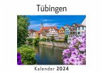 Tübingen (Wandkalender 2024, Kalender DIN A4 quer, Monatskalender im Querformat mit Kalendarium, Das perfekte Geschenk)