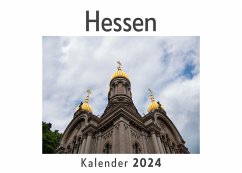 Hessen (Wandkalender 2024, Kalender DIN A4 quer, Monatskalender im Querformat mit Kalendarium, Das perfekte Geschenk) - Müller, Anna