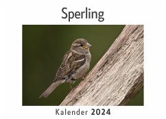 Sperling (Wandkalender 2024, Kalender DIN A4 quer, Monatskalender im Querformat mit Kalendarium, Das perfekte Geschenk) - Müller, Anna