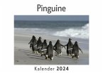 Pinguine (Wandkalender 2024, Kalender DIN A4 quer, Monatskalender im Querformat mit Kalendarium, Das perfekte Geschenk)