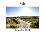 Sylt (Wandkalender 2024, Kalender DIN A4 quer, Monatskalender im Querformat mit Kalendarium, Das perfekte Geschenk)