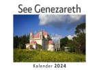 See Genezareth (Wandkalender 2024, Kalender DIN A4 quer, Monatskalender im Querformat mit Kalendarium, Das perfekte Geschenk)