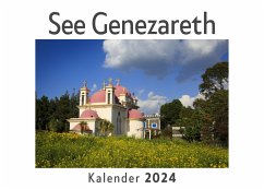 See Genezareth (Wandkalender 2024, Kalender DIN A4 quer, Monatskalender im Querformat mit Kalendarium, Das perfekte Geschenk) - Müller, Anna