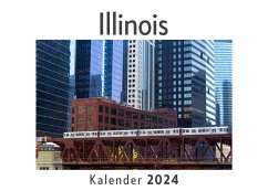 Chicago (Wandkalender 2024, Kalender DIN A4 quer, Monatskalender im Querformat mit Kalendarium, Das perfekte Geschenk) - Müller, Anna