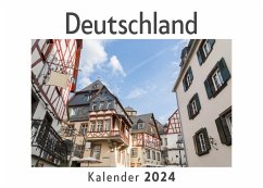 Deutschland (Wandkalender 2024, Kalender DIN A4 quer, Monatskalender im Querformat mit Kalendarium, Das perfekte Geschenk) - Müller, Anna