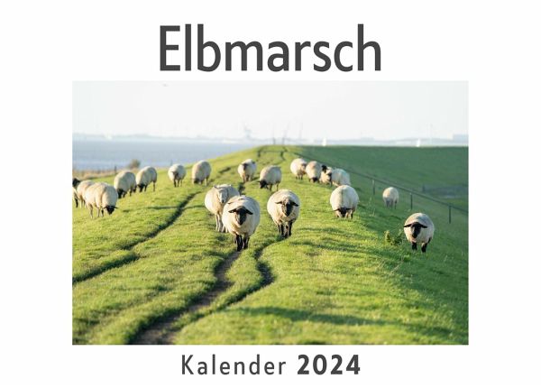 Elbmarsch (Wandkalender 2024, Kalender DIN A4 quer, Monatskalender im Querformat mit Kalendarium, Das perfekte Geschenk) Elbmarsch (Wandkalender 2024, Kalender DIN A4 quer, Monatskalender im Querformat mit Kalendarium, Das perfekte Geschenk)