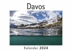 Davos (Wandkalender 2024, Kalender DIN A4 quer, Monatskalender im Querformat mit Kalendarium, Das perfekte Geschenk) - Müller, Anna