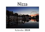 Nizza (Wandkalender 2024, Kalender DIN A4 quer, Monatskalender im Querformat mit Kalendarium, Das perfekte Geschenk)