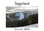 Siegerland (Wandkalender 2024, Kalender DIN A4 quer, Monatskalender im Querformat mit Kalendarium, Das perfekte Geschenk)