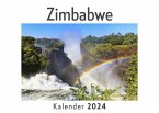 Zimbabwe (Wandkalender 2024, Kalender DIN A4 quer, Monatskalender im Querformat mit Kalendarium, Das perfekte Geschenk)