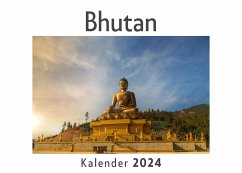 Cover Bhutan (Wandkalender 2024, Kalender DIN A4 quer, Monatskalender im Querformat mit Kalendarium, Das perfekte Geschenk)