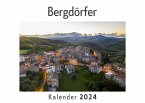 Bergdörfer (Wandkalender 2024, Kalender DIN A4 quer, Monatskalender im Querformat mit Kalendarium, Das perfekte Geschenk)