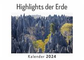 Highlights der Erde (Wandkalender 2024, Kalender DIN A4 quer, Monatskalender im Querformat mit Kalendarium, Das perfekte Geschenk)