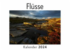 Flüsse (Wandkalender 2024, Kalender DIN A4 quer, Monatskalender im Querformat mit Kalendarium, Das perfekte Geschenk) - Müller, Anna