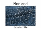 Finnland (Wandkalender 2024, Kalender DIN A4 quer, Monatskalender im Querformat mit Kalendarium, Das perfekte Geschenk)