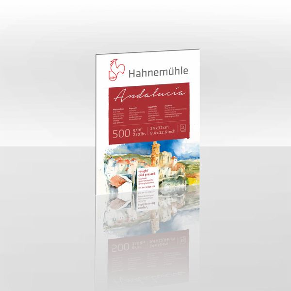 Hahnemühle Papier Andalucía, 24 x 32 cm, 500 g/m² Hahnemühle Papier Andalucía, 24 x 32 cm, 500 g/m²