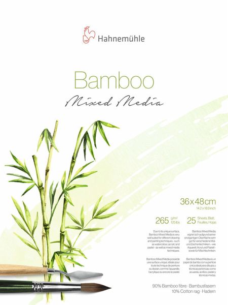 Hahnemühle Papier Bamboo Mixed Media, 36 x 48 cm, 265 g/m²