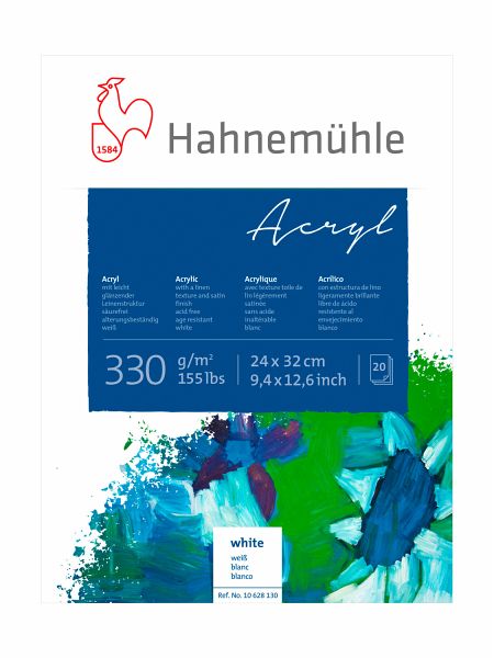 Hahnemühle Papier Acryl 330, 24 x 32 cm, 330 g/m² Hahnemühle Papier Acryl 330, 24 x 32 cm, 330 g/m²