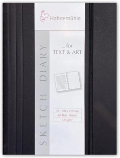 Cover Hahnemühle Papier Sketch Diary Black, DIN A 5, 120 g/m²