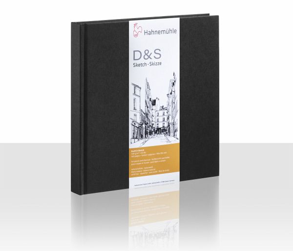 Hahnemühle Papier Skizzenbuch D&S, 19,5 x 19,5 cm, 140 g/m² Hahnemühle Papier Skizzenbuch D&S, 19,5 x 19,5 cm, 140 g/m²