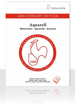 Hahnemühle Papier Anniversary Edition - Aquarell, 24 x 32 cm, 425 g/m²