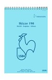 Hahnemühle Papier Skizze 190, DIN A 3, 190 g/m²