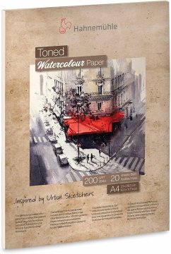 Cover Hahnemühle Papier Toned Watercolour Paper, DIN A4, 200 g/m²