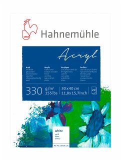 Cover Hahnemühle Papier Acryl 330, 30 x 40 cm, 330 g/m²