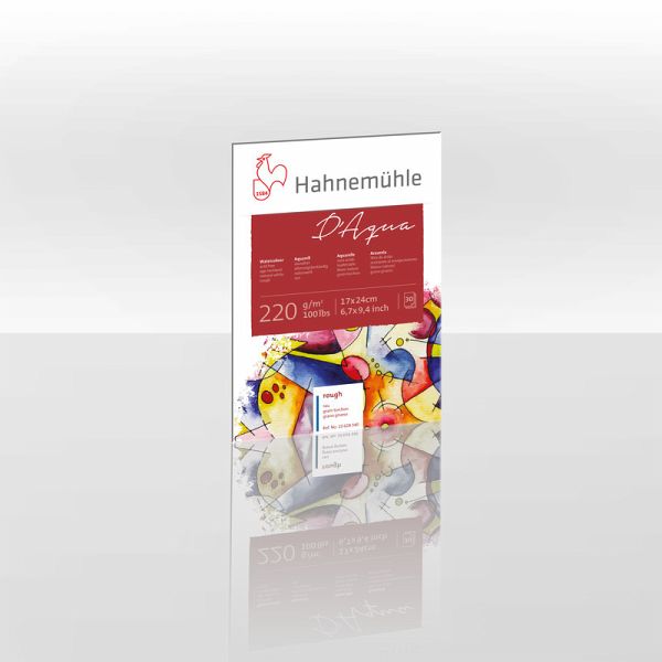 Hahnemühle Papier D'Aqua, 17 x 24 cm, 220 g/m² Hahnemühle Papier D'Aqua, 17 x 24 cm, 220 g/m²