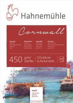 Cover Hahnemühle Papier Cornwall, 17 x 24 cm, 450 g/m²