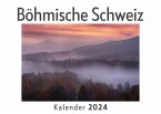 Böhmische Schweiz (Wandkalender 2024, Kalender DIN A4 quer, Monatskalender im Querformat mit Kalendarium, Das perfekte Geschenk)