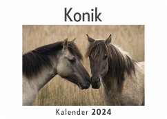 Cover Konik (Wandkalender 2024, Kalender DIN A4 quer, Monatskalender im Querformat mit Kalendarium, Das perfekte Geschenk)