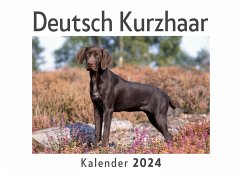 Deutsch Kurzhaar (Wandkalender 2024, Kalender DIN A4 quer, Monatskalender im Querformat mit Kalendarium, Das perfekte Geschenk) - Müller, Anna