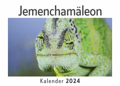 Jemenchamäleon (Wandkalender 2024, Kalender DIN A4 quer, Monatskalender im Querformat mit Kalendarium, Das perfekte Geschenk) - Müller, Anna