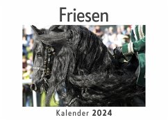 Friesen (Wandkalender 2024, Kalender DIN A4 quer, Monatskalender im Querformat mit Kalendarium, Das perfekte Geschenk) - Müller, Anna