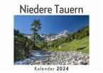 Niedere Tauern (Wandkalender 2024, Kalender DIN A4 quer, Monatskalender im Querformat mit Kalendarium, Das perfekte Geschenk)