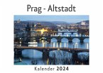 Prag - Altstadt (Wandkalender 2024, Kalender DIN A4 quer, Monatskalender im Querformat mit Kalendarium, Das perfekte Geschenk)