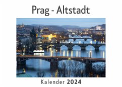 Prag - Altstadt (Wandkalender 2024, Kalender DIN A4 quer, Monatskalender im Querformat mit Kalendarium, Das perfekte Geschenk) - Müller, Anna