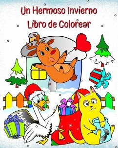 Cover Un Hermoso Invierno Libro de Colorear