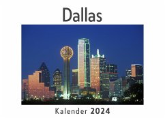 Cover Dallas (Wandkalender 2024, Kalender DIN A4 quer, Monatskalender im Querformat mit Kalendarium, Das perfekte Geschenk)