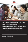 La responsabilité du fait des produits en perspective au Cameroun : Leçons de l'étranger