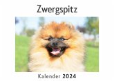 Zwergspitz (Wandkalender 2024, Kalender DIN A4 quer, Monatskalender im Querformat mit Kalendarium, Das perfekte Geschenk)